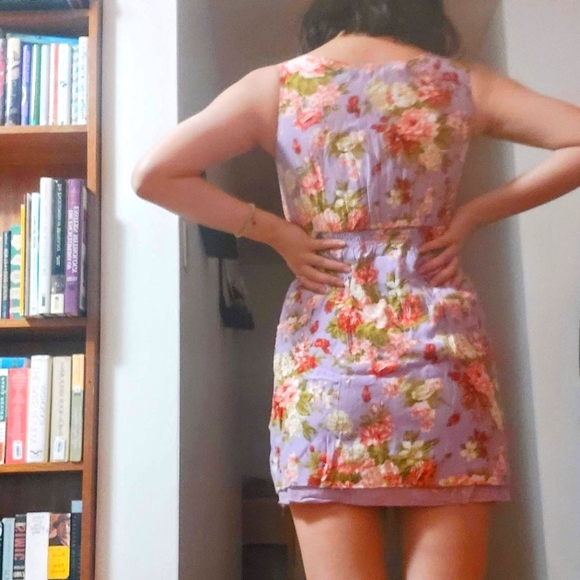Chelsea and Violet Lavender Floral Dress - Picture 3 of 7